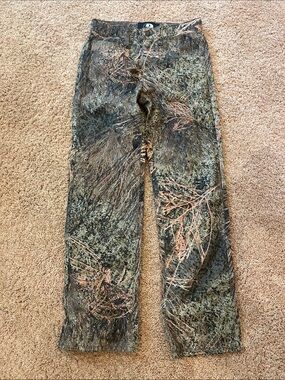 NWT—Mossy Oak Camouflage Outdoor Pants in Olive & Brown